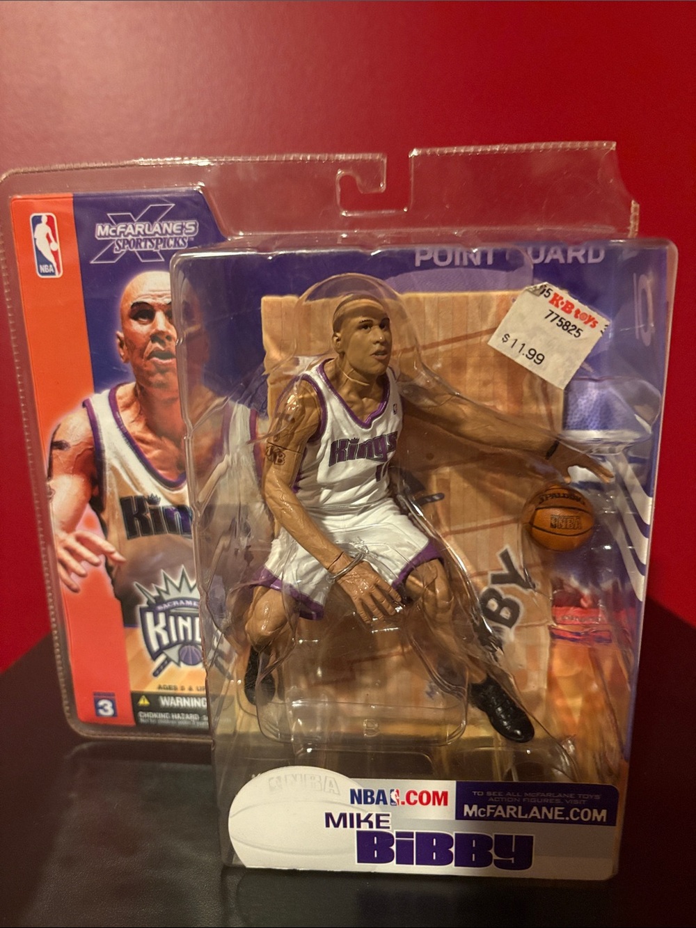 McFarlane Mike Bibby Sacramento Kings Action Figure- Series 3